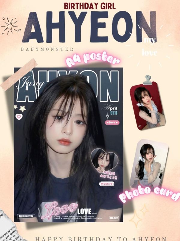 BABYMONSTER Ahyeon 生日應援活動