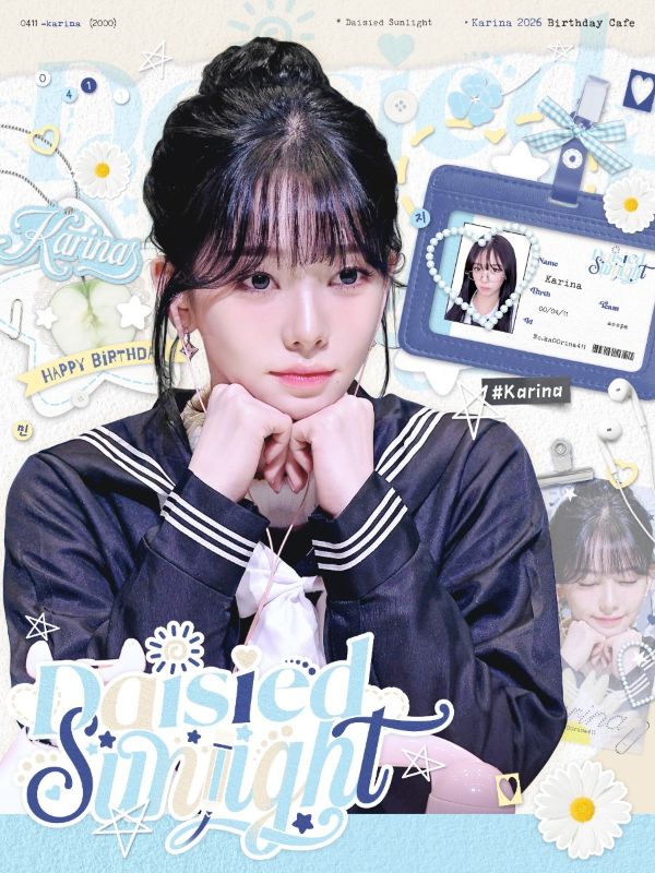 𝟸𝟶𝟸𝟼 𝙺𝚊𝚛𝚒𝚗𝚊 𝚋𝚒𝚛𝚝𝚑𝚍𝚊𝚢 𝚌𝚊𝚏𝚎 - 𝙳𝚊𝚒𝚜𝚒𝚎𝚍 𝚂𝚞𝚗𝚕𝚒𝚐𝚑𝚝🌼💙·͜·♡